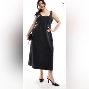 ASOS Curve Black Maxi Dress